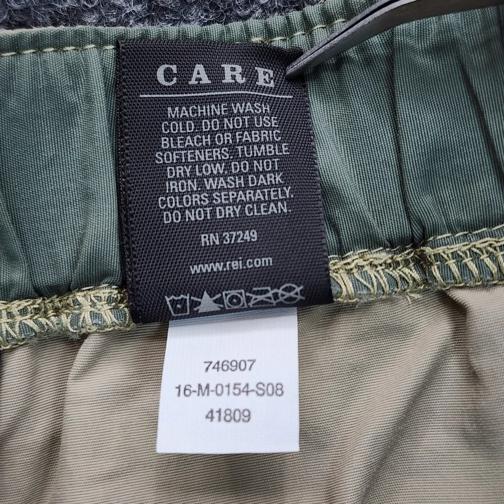 REI Sahara Convertible Zip Off Cargo Hiking Pants Nylon Gorpcore Men's  L x 30